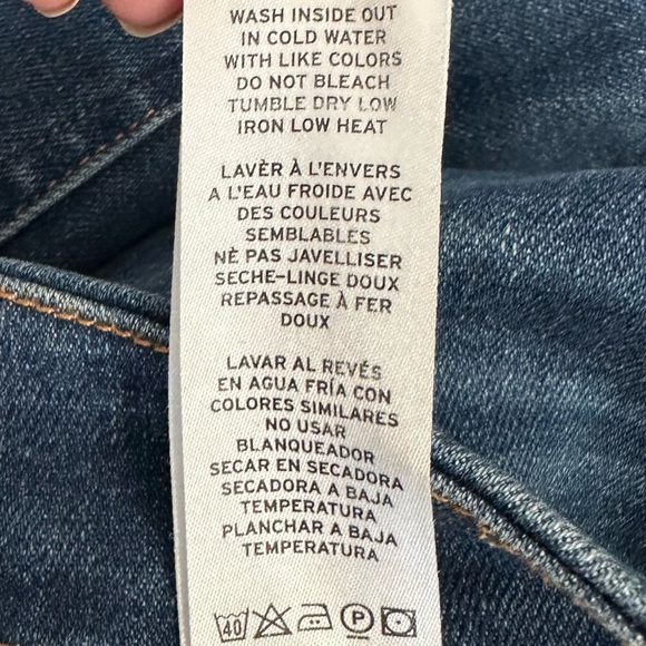 Good American Always Fits Good Legs Skinny Jeans Distressed Size 14-18 - Picture 6 of 12